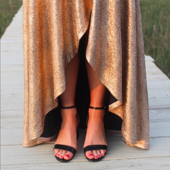 Metallic snake skin maxi gown - Picture 4 of 4